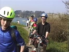 The path from the ferry jetty to Helford village